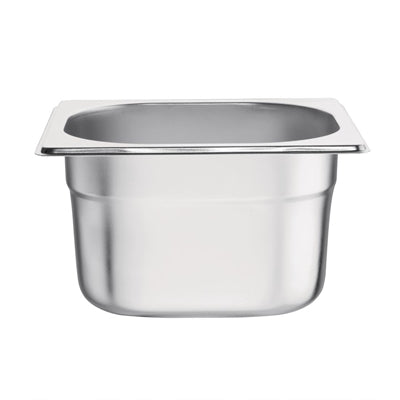 Vogue Stainless Steel 1/6 Gastronorm Tray 100mm - K991