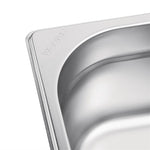 Vogue Stainless Steel 1/6 Gastronorm Tray 100mm - K991