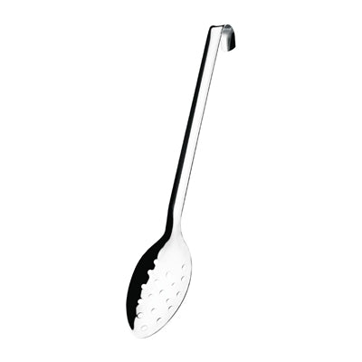 Vogue Perforated Spoon with Hook 14" - L671