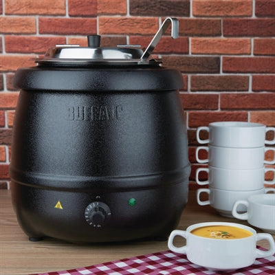 Buffalo Soup Kettle Black 10Ltr - L715