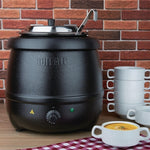 Buffalo Soup Kettle Black 10Ltr - L715