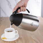 Olympia Insulated Hot Water Jug 1.5Ltr | Stainless Steel Vacuum Flask DL162