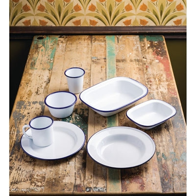 Olympia Enamel Bowls 155mm (6 Pack) - GM514