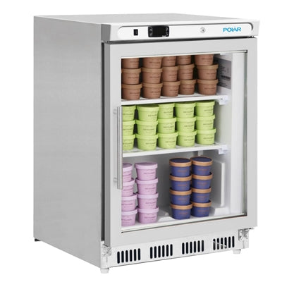 Polar C-Series Undercounter Display Freezer 129Ltr - PC008