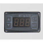 Polar G-Series Countertop Display Fridge Black Square Glass 160Ltr - PG004