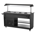 Polar G-Series Refrigerated Buffet Bar in Black - PG007