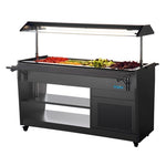 Polar G-Series Refrigerated Buffet Bar in Black - PG007