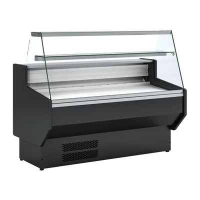 Polar G-Series Straight Glass Serve Over Counter Fridge 1.5m - PG011