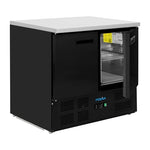 Polar G-Series Double Door Counter Fridge Black 240Ltr - PG022