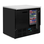Polar G-Series Double Door Counter Fridge Black 240Ltr - PG022