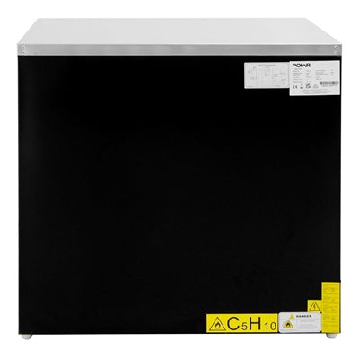 Polar G-Series Double Door Counter Fridge Black 240Ltr - PG022