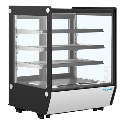 Polar G-Series Square Glass Countertop Display Fridge 145Ltr - PG024