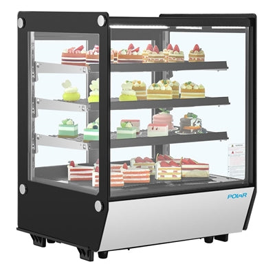Polar G-Series Square Glass Countertop Display Fridge 145Ltr - PG024