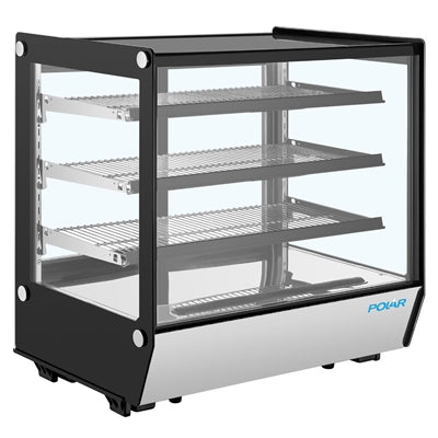 Polar G-Series Square Glass Countertop Display Fridge 185Ltr - PG025