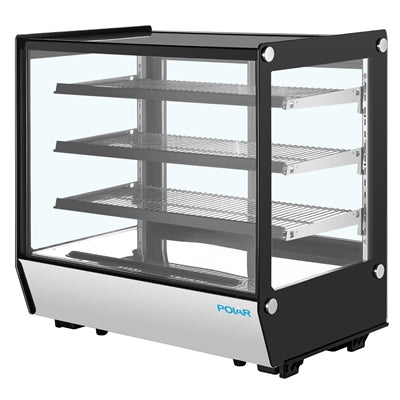 Polar G-Series Square Glass Countertop Display Fridge 185Ltr - PG025