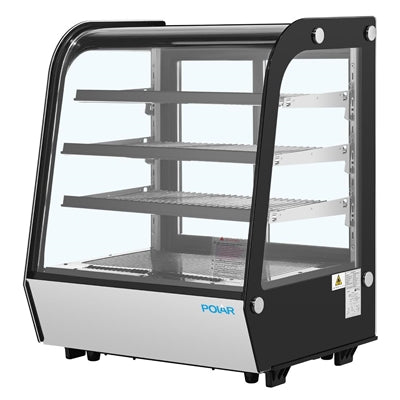 Polar G-Series Rounded Glass Countertop Display Fridge 145Ltr - PG026