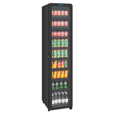Polar G-Series Slimline Display Fridge Black - PG049
