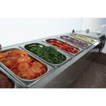 Polar CN267 Refrigerated Pizza and Salad Prep Counter 368Ltr | Marble Top 3 Door