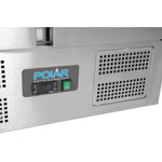 Polar G603 Refrigerated Pizza Prep Counter 288Ltr | 2 Door Marble Top Pizza Fridge