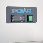Polar G604 Refrigerated Pizza and Salad Prep Counter 254Ltr | 2 Door Compact Prep Fridge