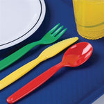 Olympia Kristallon Polypropylene Knives Red (12 Pack) - DL114