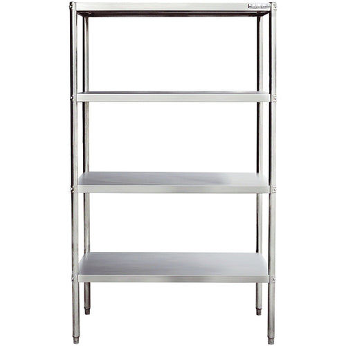 Professional Heavy Duty Shelving Unit Stainless steel Width 1000mm Depth 500mm Height 1800mm 4 shelves - THSS1050
