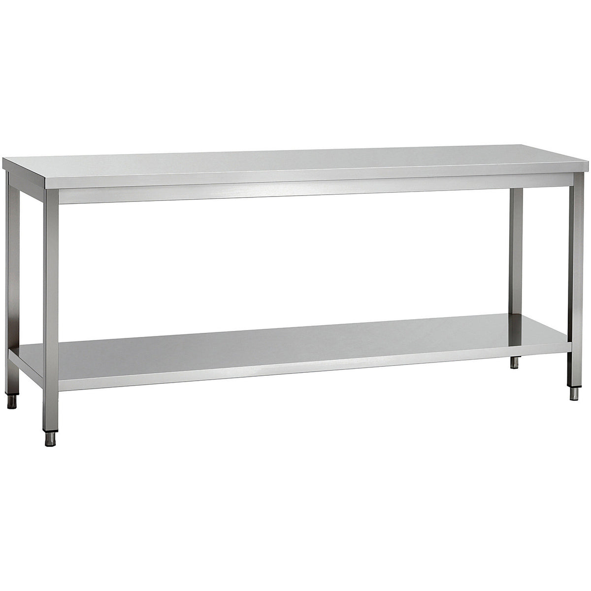 Professional Work table Stainless steel Bottom shelf 1800x600x900mm - THATS186