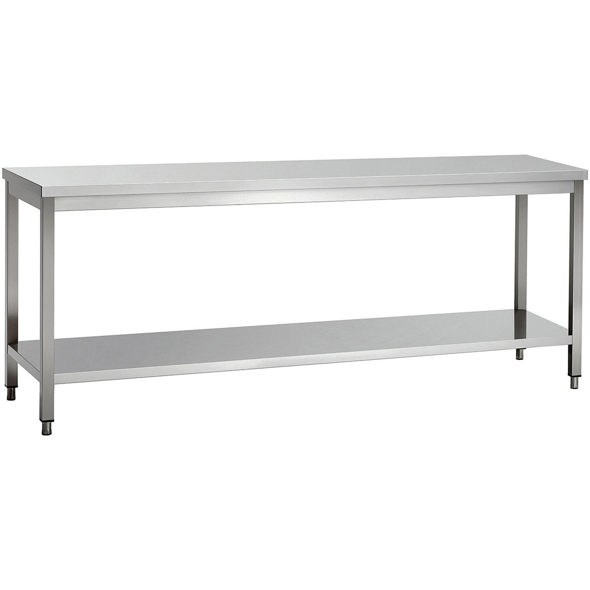 Professional Work table Stainless steel Bottom shelf 2000x600x900mm - THATS206