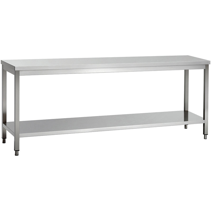 Professional Work table Stainless steel Bottom shelf 2000x600x900mm - THATS206