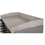 Contender Granite Top Pizza Prep Counter granite surface