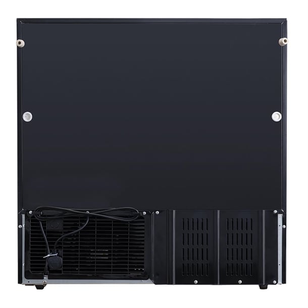 HOST Black Beer Cooler Double Hinged Door 850mm HOST1217DH