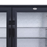 HOST Black Beer Cooler Double Hinged Door 850mm HOST1217DH