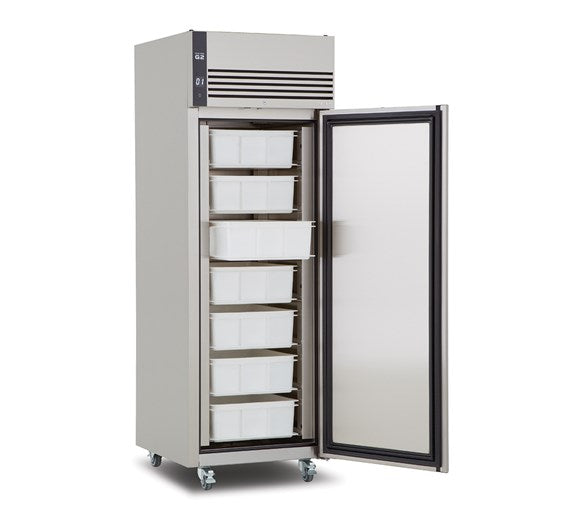 Foster EcoPro EP700 600L Stainless Steel Fish Fridge with Castors and 7 Trays
