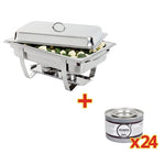 Special Offer Milan Chafer Set And 24 Olympia Chafing Gel Fuel Tins - S600
