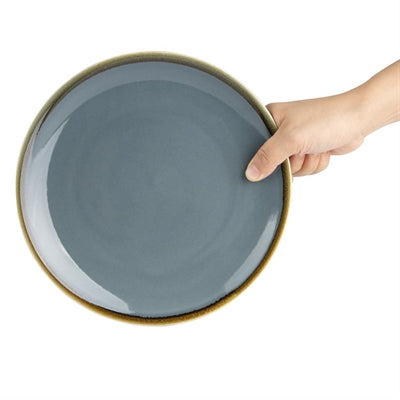 Olympia Kiln Round Coupe Plates Ocean 230mm (6 Pack) - SA282