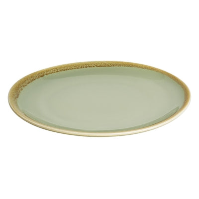 Olympia Kiln Round Coupe Plates Moss 230mm (6 Pack) - SA283