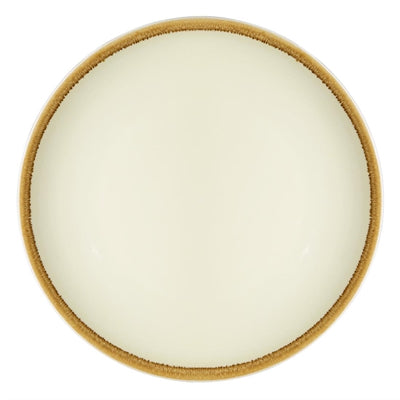 Olympia Kiln Round Coupe Plates Sandstone 230mm (6 Pack) - SA284