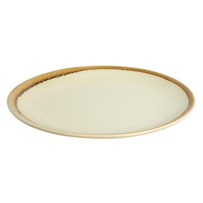 Olympia Kiln Round Coupe Plates Sandstone 230mm (6 Pack) - SA284