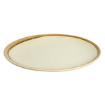 Olympia Kiln Round Coupe Plates Sandstone 230mm (6 Pack) - SA284