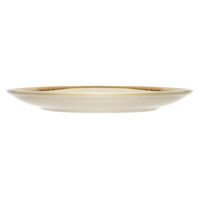 Olympia Kiln Round Coupe Plates Sandstone 230mm (6 Pack) - SA284