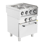 Buffalo 600 Series 4 Plate Electric Convection Oven Range - SA808