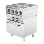 Buffalo 600 Series 4 Plate Electric Convection Oven Range - SA808