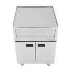 Buffalo 600 Series Neutral Prep Counter with Cupboard 600mm - SA812