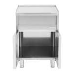 Buffalo 600 Series Neutral Prep Counter with Cupboard 600mm - SA812