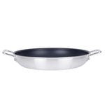 Vogue Aluminium Non-stick Teflon Platinum Plus Paella Pan 35cm - HT990