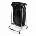 Commercial Stainless Steel Trash Bag Holder Cart 430×530×960 mm - JSN216