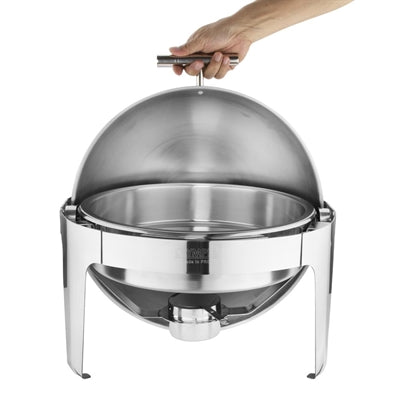 Olympia Paris Roll Top Chafing Dish Round - U009