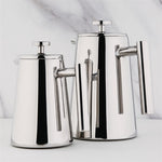Olympia Insulated Art Deco Stainless Steel Cafetiere 6 Cup - U073