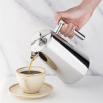 Olympia Insulated Art Deco Stainless Steel Cafetiere 6 Cup - U073