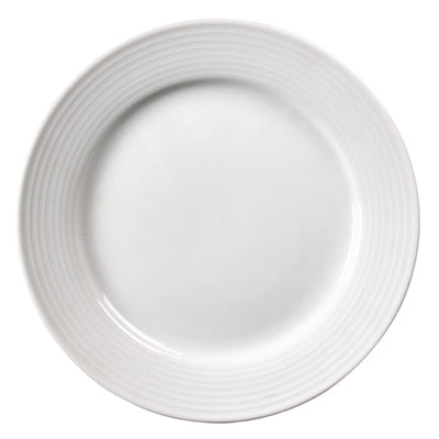 Olympia Linear Wide Rimmed Plates 250mm (12 Pack) - U091